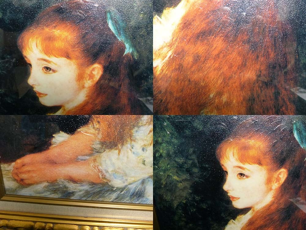 ルノワール / イレーヌ・カーン・ダンヴェール嬢 / 立体複製名画 