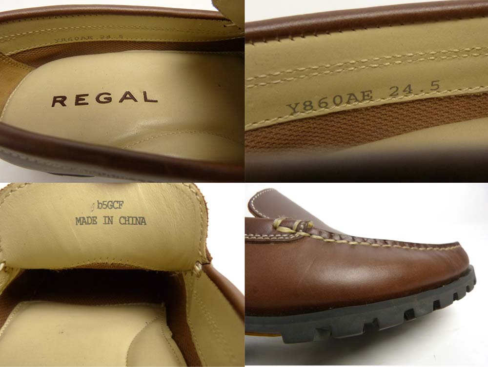 REGAL リーガル ローファー スリッポン Y860AE REGAL / リーガル Y860AE モカシン / スリッポン / ヴァンプ