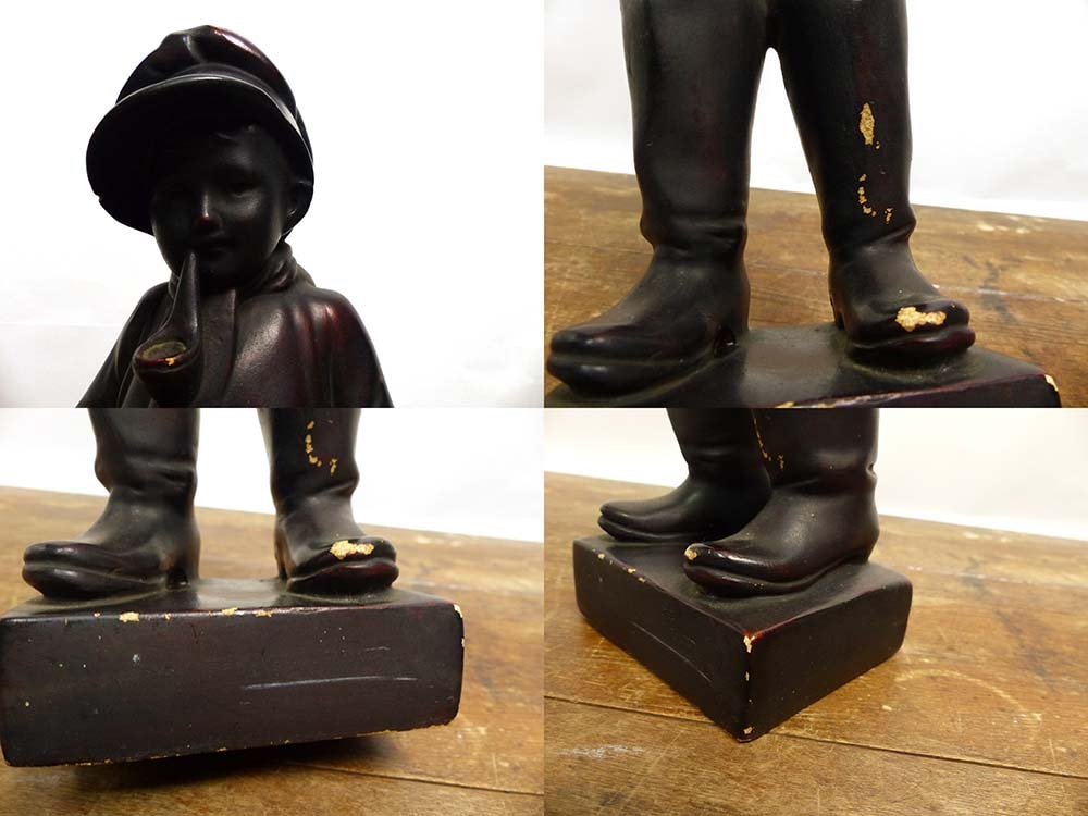 マドロス少年 / 陶器 / 石膏像 /オブジェ / インテリア【中古