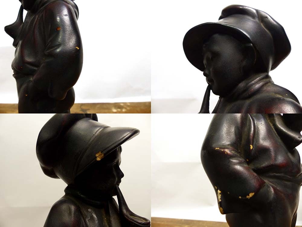 マドロス少年 / 陶器 / 石膏像 /オブジェ / インテリア【中古