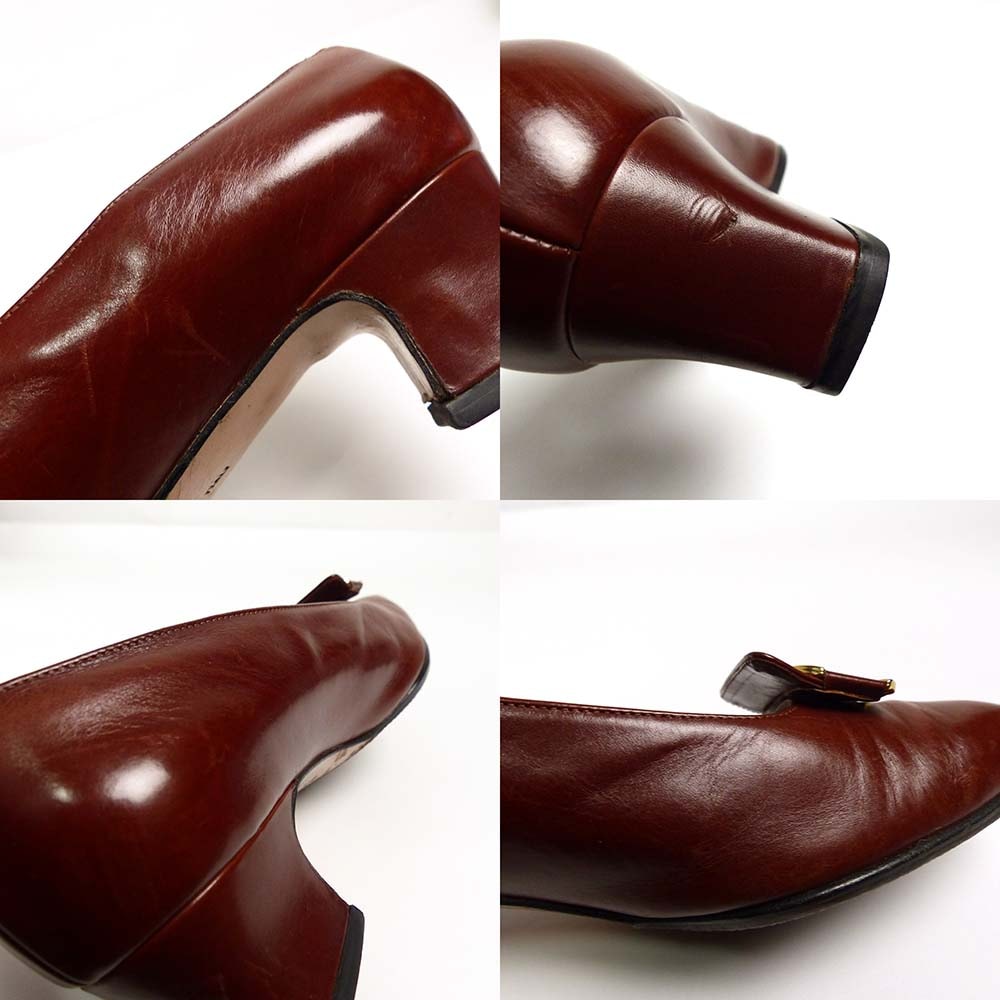 �����ꥢ�� ��������ȡ��� �ե��饬�� / Salvatore Ferragamo �ѥ�ץ� /  �����ե��� ��5 D(22.5cm����)����š�