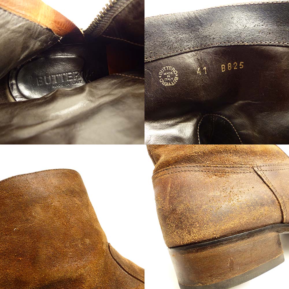 ��������ۥ����ꥢ�� BUTTERO / �֥åƥ� �����ɥ��åץ֡��ġ�41(27cm����)����š�