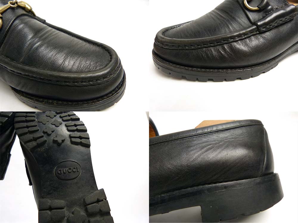イタリア製 グッチ / GUCCI 111 6030 ビットローファー 7 1/2D(26cm