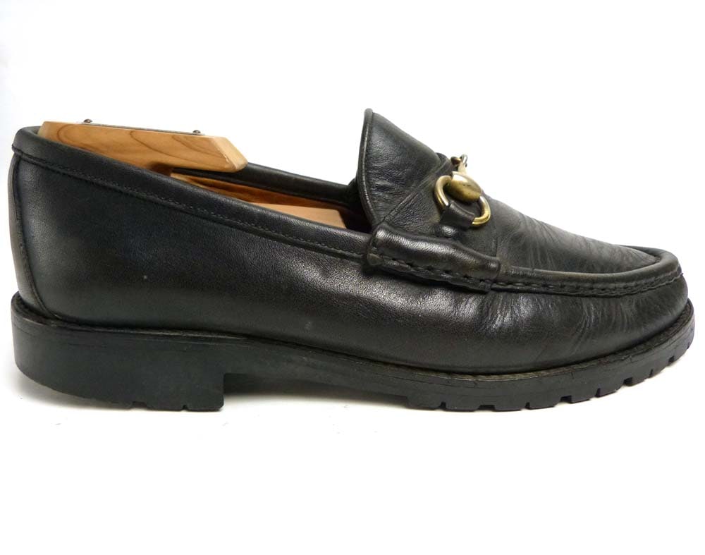 GUCCI ローファー ブラック 約27㎝ 6030/4 ビジネスシューズ GUCCI ローファー ブラック 約27㎝ 6030/4 ビジネスシューズ GUCCI