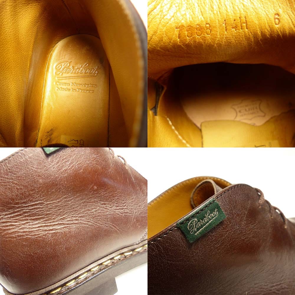 �ե���� Paraboot / �ѥ�֡��� ����å��֡��� UK6(24.5-25cm����)(��󥺡�Ȣ�դ�)����šۡ�����̵����