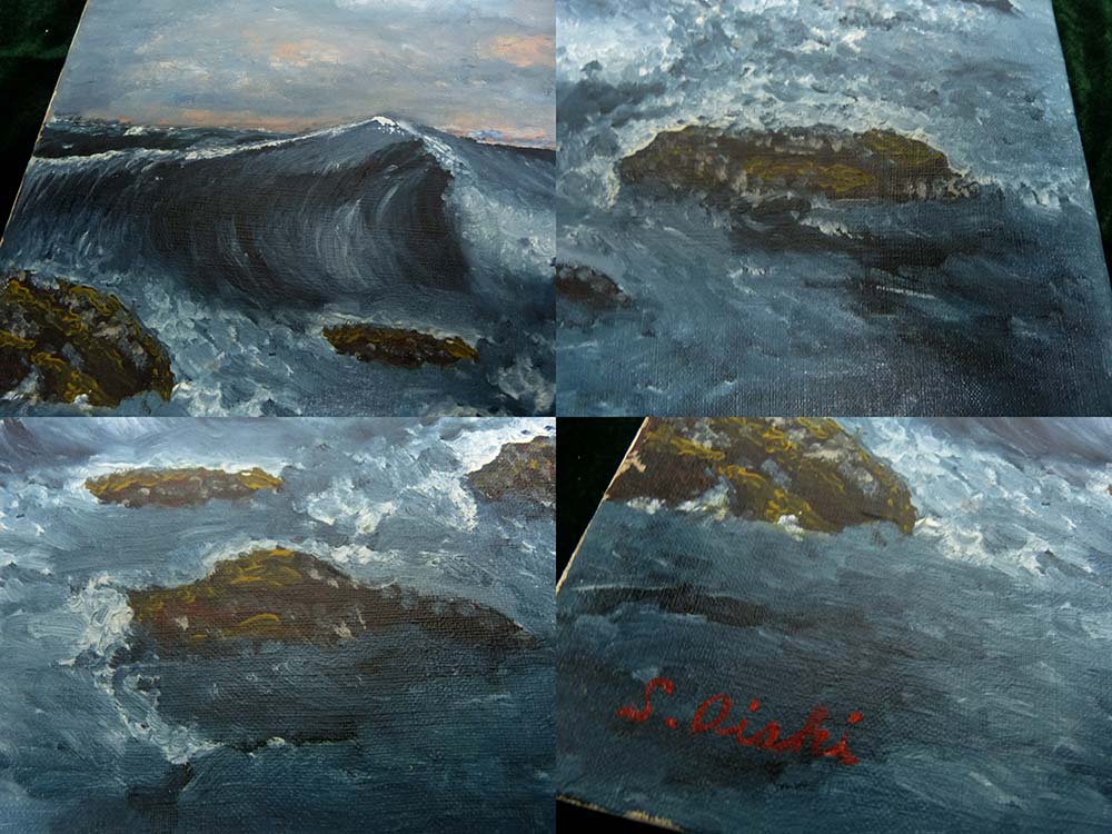 Axel.P.Jensen Oil on Canvas - ギルド ヴィンテージ ファニチャー