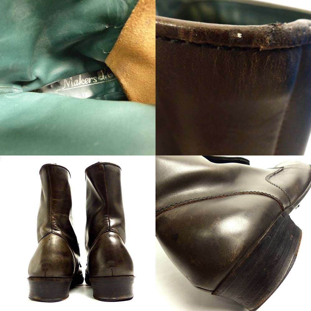 いくら丼♪入手困難✨makers メイカーズ ボタンブーツ makers buttoned boots メイカーズ ボタンブーツ - メルカリ