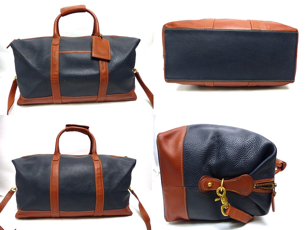 OLD COACH / オールドコーチ レザー 2WAY ボストンバッグ 【中古