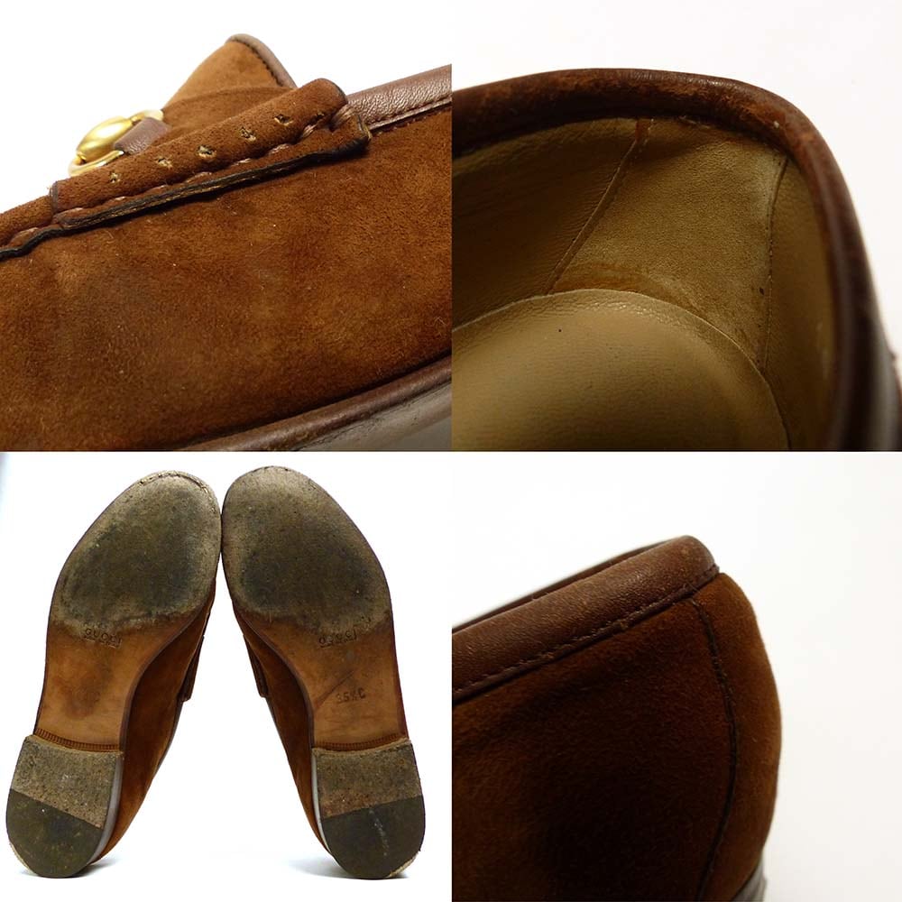 �����ꥢ�� GUCCI / ���å� 100-0255�ۡ����ӥå� �쥶�� �����ե�����351/2C(22.5cm����)(��ǥ�����)����š�