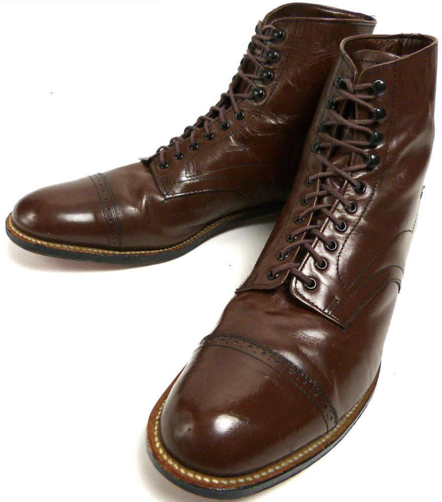 STACY ADAMS / ステイシーアダムス レースアップブーツ 10D(27.5-28cm