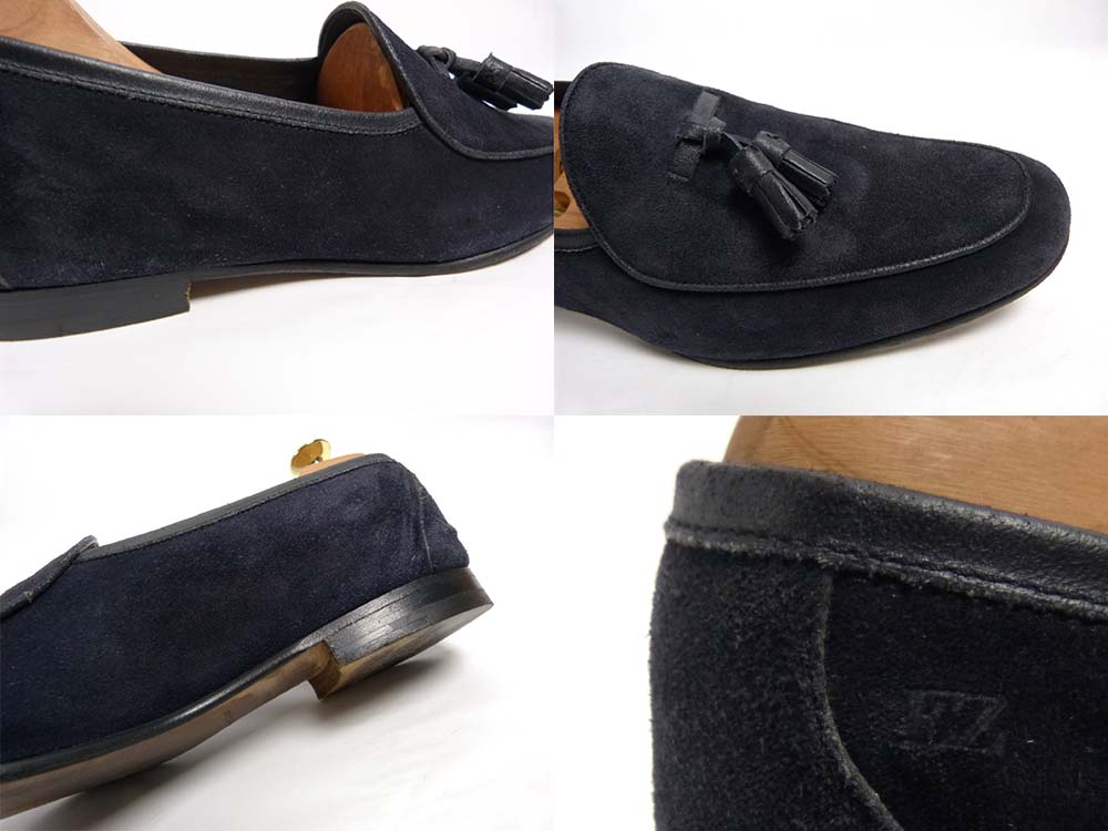 イタリア製 エルメネジルド ゼニア Ermenegildo Zegna スエード