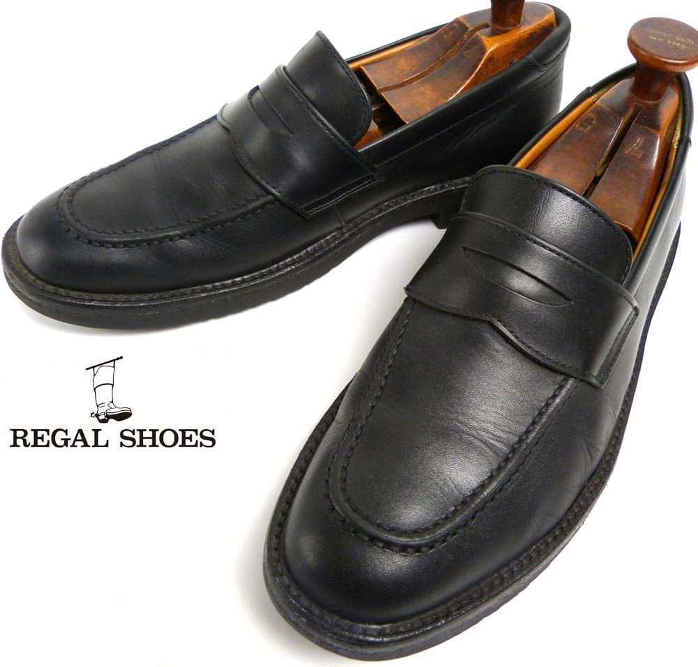 人気ブランド】 REGAL ブラウンレザー ローファー 24cm