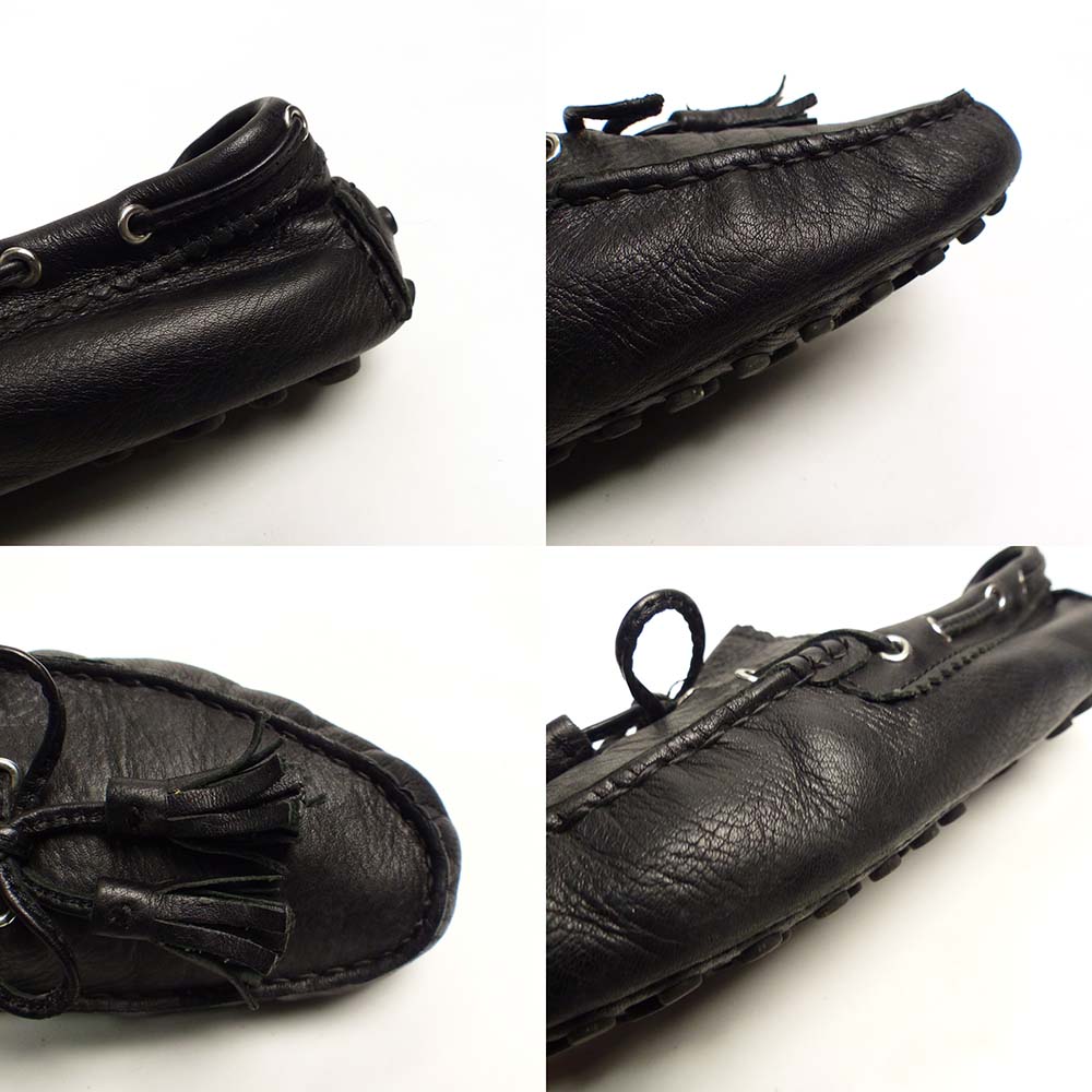 【未使用】COACH ドライビングシューズ タッセルローファー 23cm COACH - コーチ タッセル付きドライビングシューズsize23.5の