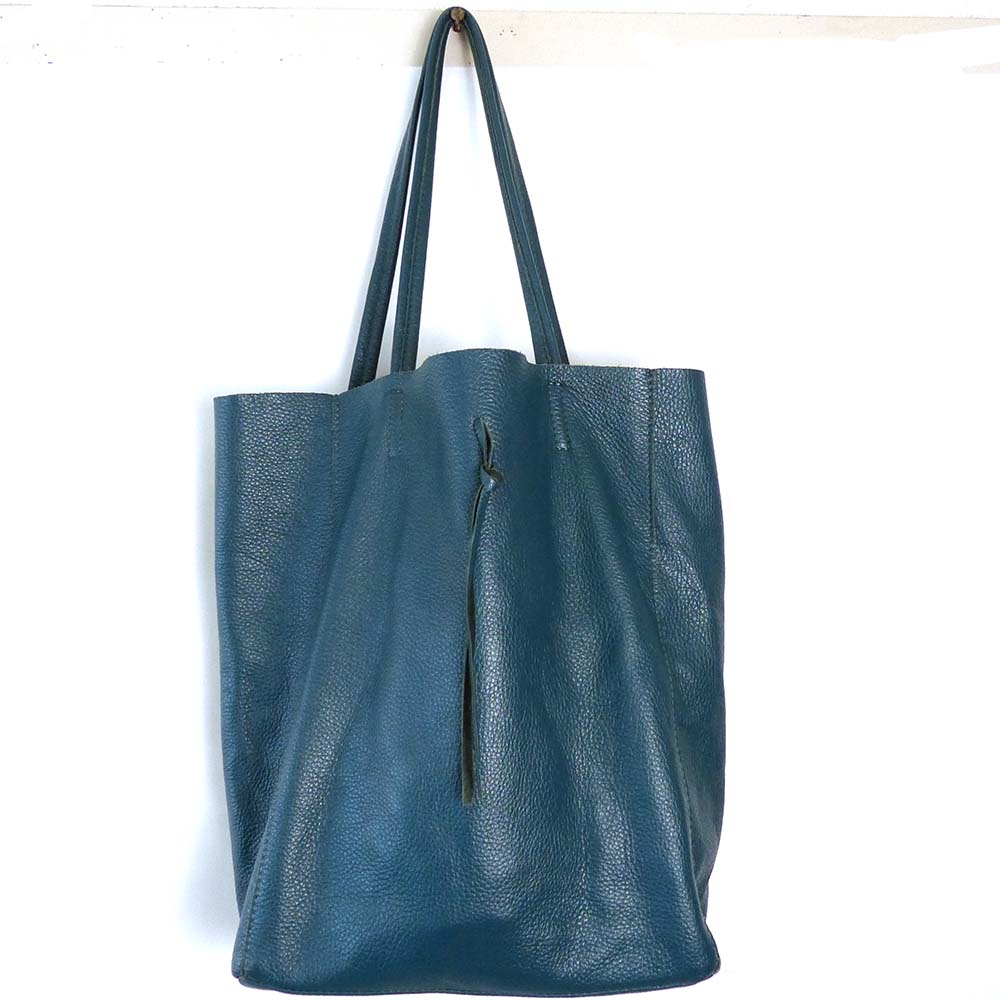 イタリア製 BORSE IN PELLE / ボルサインペレ レザー トートバッグ 