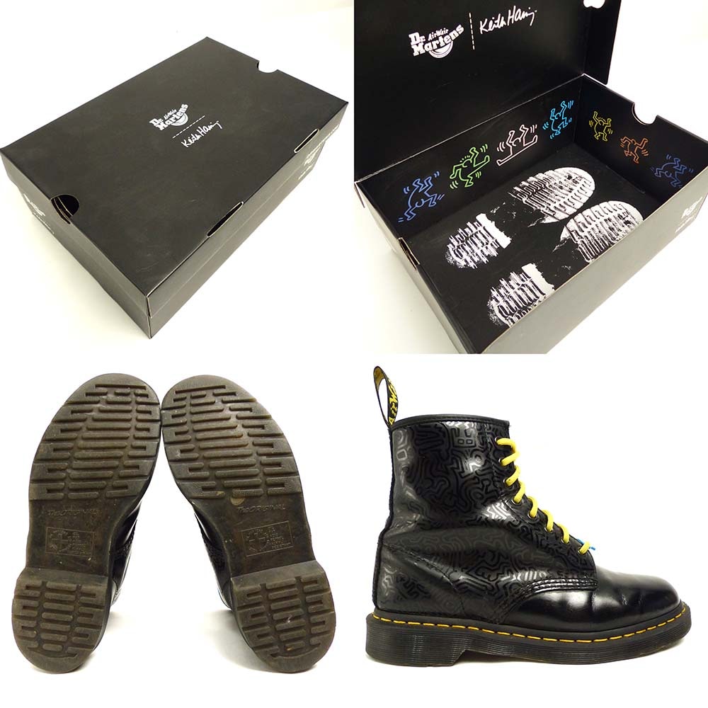 Dr.Martens �� Keith Haring  /�ɥ������ޡ�����ߥ������إ�� 1460  8�ۡ���֡��롡UK7(26cm����)(���)����š�