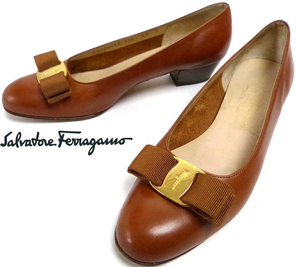 ꥢ ȡ ե饬 / Salvatore Ferragamo ܥ쥶ѥץ 61/2C(23.5cm)(ǥ)š