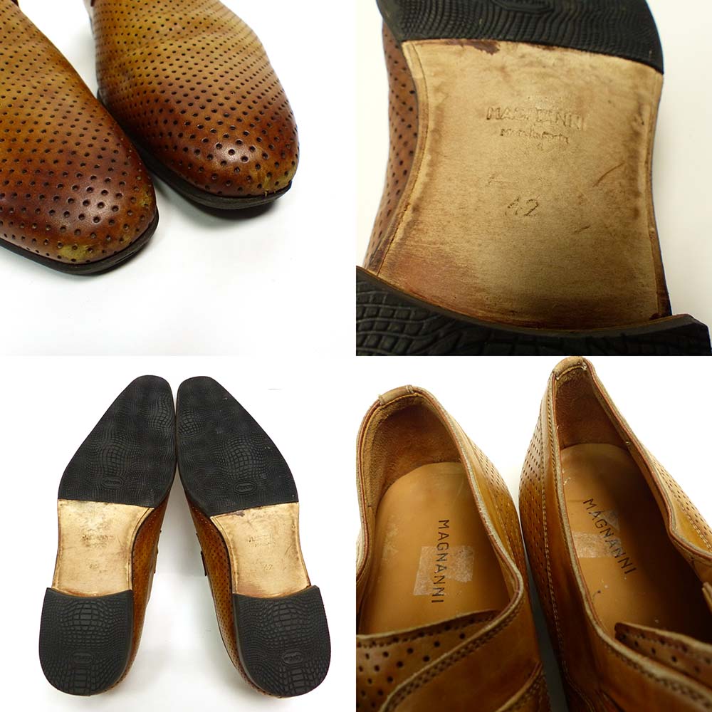 スペイン製 MAGNANNI / マグナーニ モンクストラップシューズ 42(26