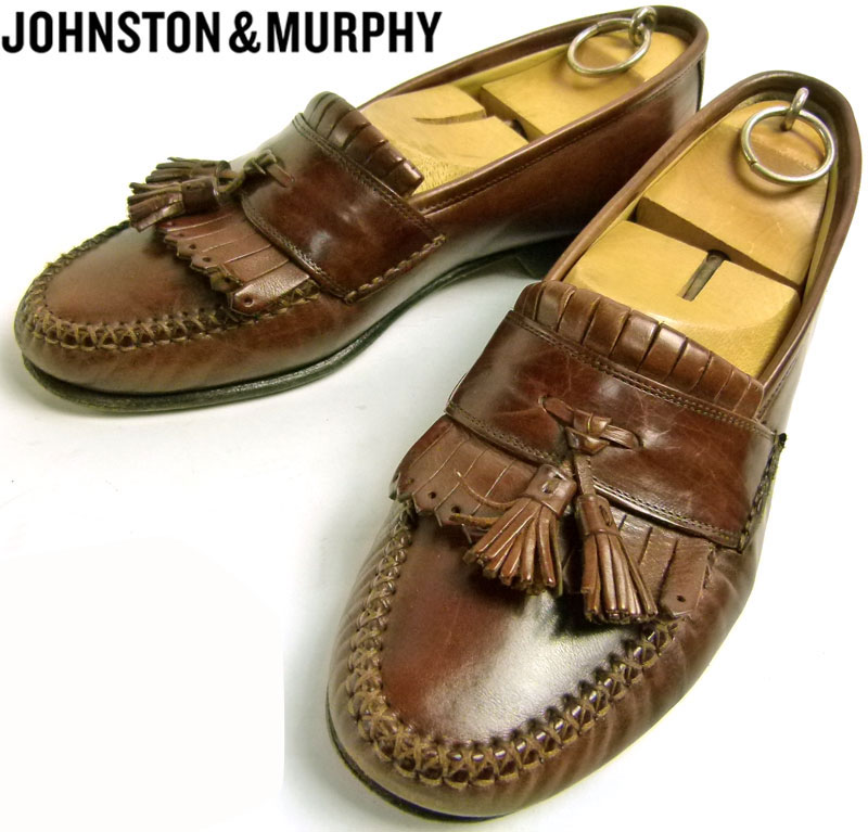 ジョンストン&マーフィー JOHNSTON&MURPHY タッセルローファー 7 1/2M