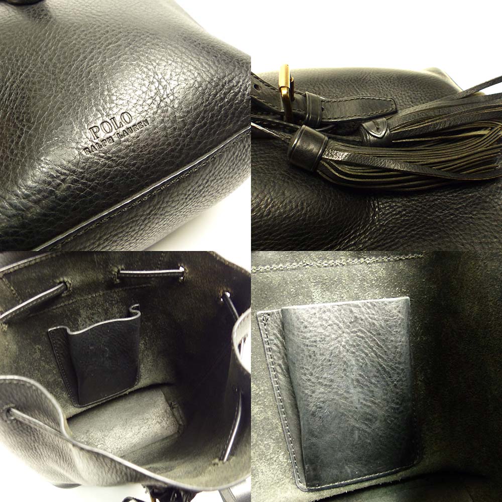 POLO RALPH LAUREN / �ݥ� ���� ������� �쥶�� ���å� / �Хå��ѥå�����š�