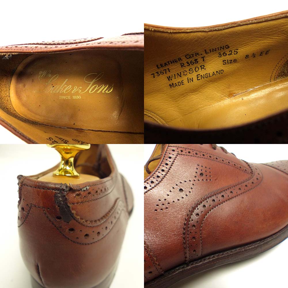 訳あり】英国製 Loake & Sons / ローク アンド ジョンズ メダリオン