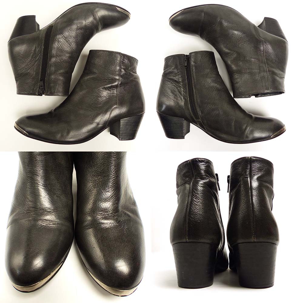 JONAK PARIS / ジョナックレザーショートブーツ 39(24.5cm相当 