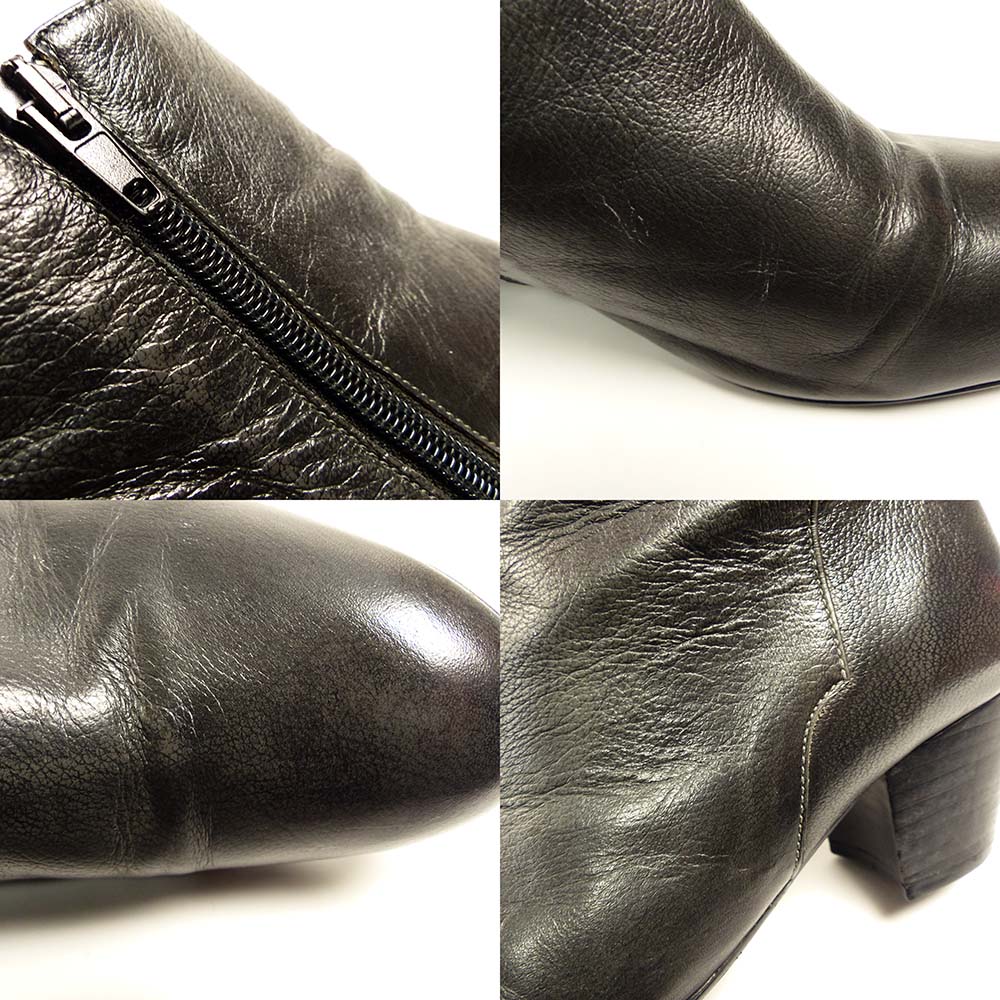 JONAK PARIS / ジョナックレザーショートブーツ 39(24.5cm相当 