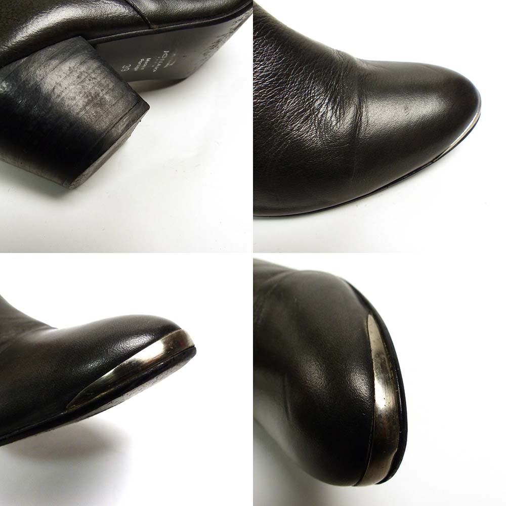 JONAK PARIS / ジョナックレザーショートブーツ 39(24.5cm相当 