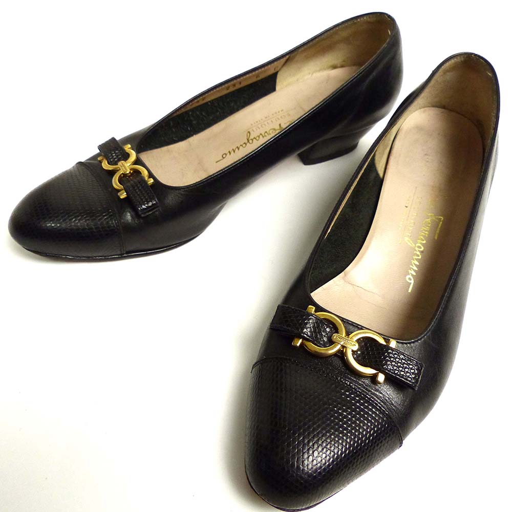 ꥢ ȡ ե饬 / Salvatore Ferragamo  쥶ѥץ/ ե 6C (23-23.5cm)(ǥ)š