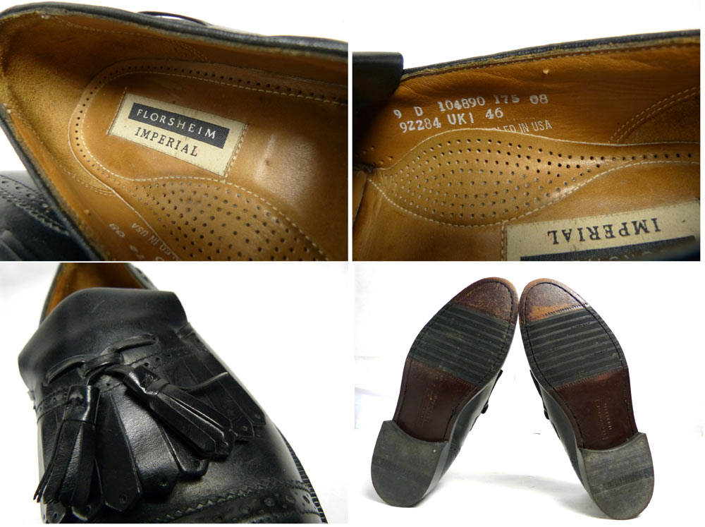 USA製 フローシャイム インペリアル FLORSHEIM IMPERIAL レザー キルト