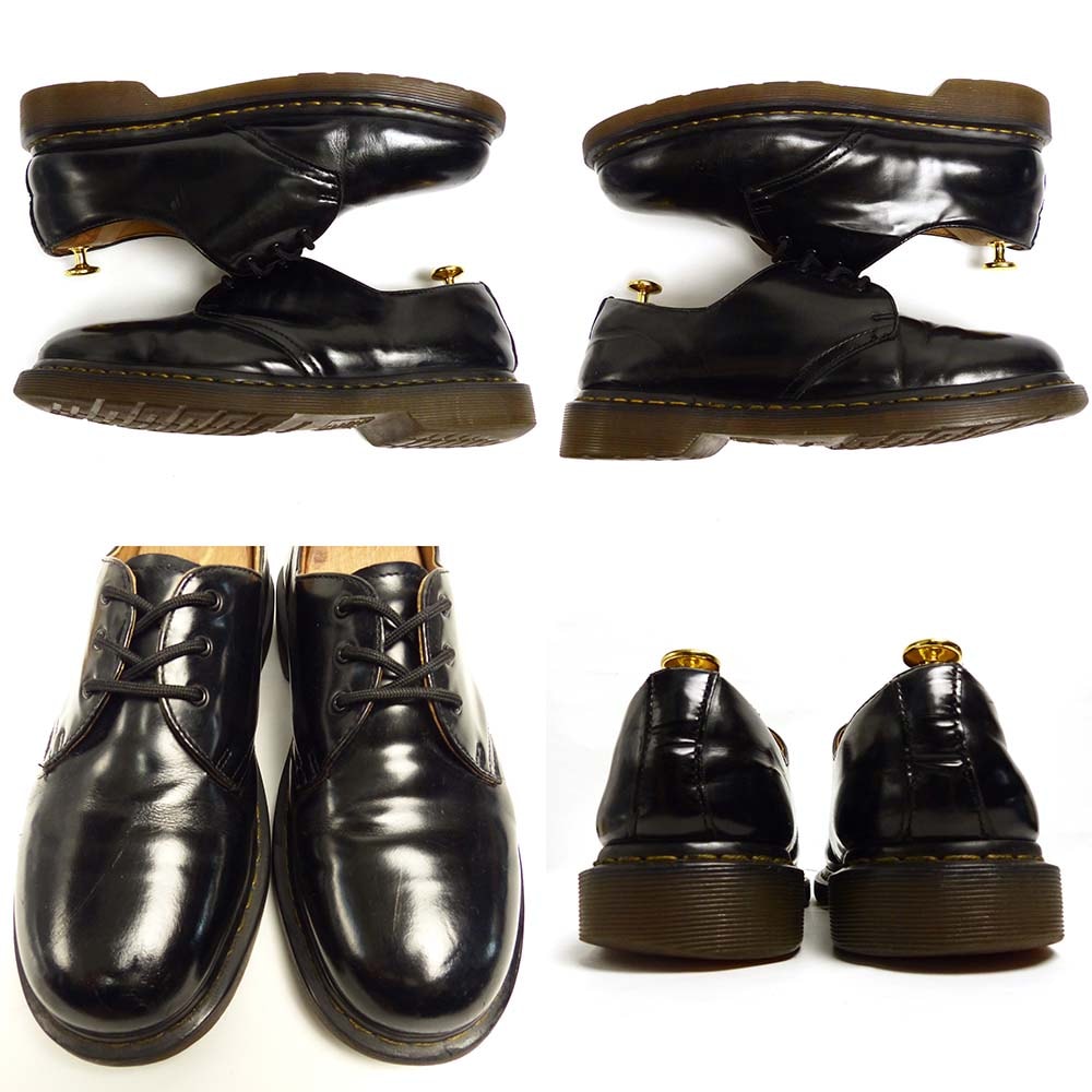 【レア】ドクターマーチン フルマー 3ホール UK8(26.5～27cm) Dr.Martens / ドクターマーチン 3ホール プレーントゥシューズ