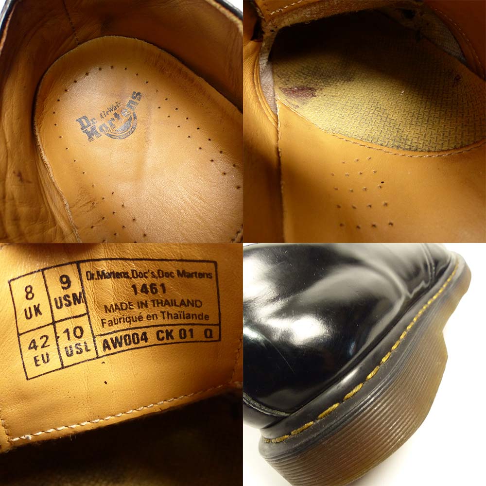 Dr.Martens / ドクターマーチン 3ホール プレーントゥシューズ