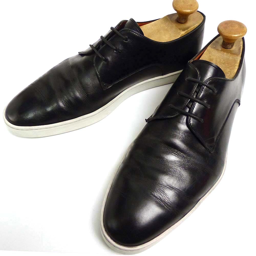 イタリア製 SANTONI / サントーニ レザー スニーカー 10 1/2D(29cm相当
