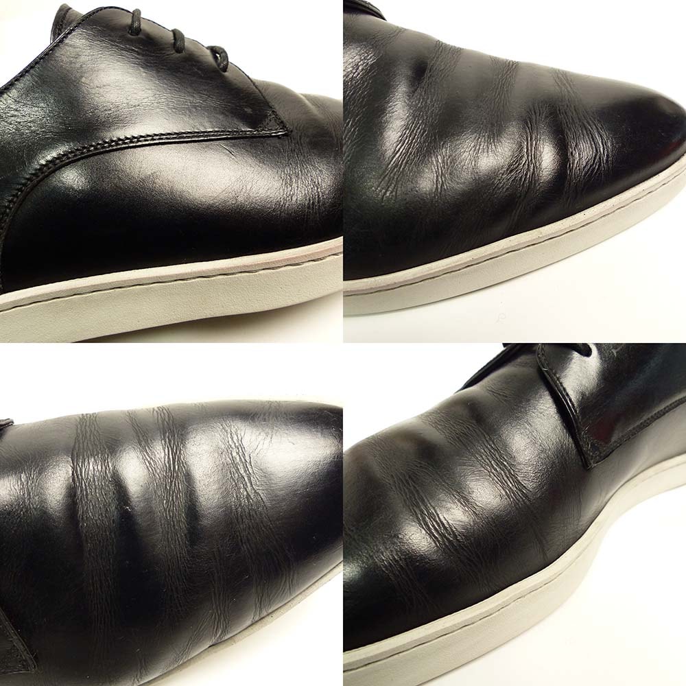 ▲超エレガント▲ 国内発・関税込 SANTONI シューズ イタリア製 イタリア製 SANTONI / サントーニ レザー スニーカー 10 1/2D