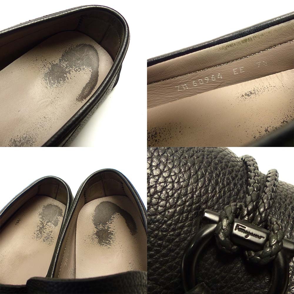 Salvatore Ferragamo / ��������ȡ���ե��饬�� �ɥ饤�ӥ󥰥��塼�� / �����ե��� 7 1/2EE(25.5cm����)(��󥺡������7.8����)����šۡ�����̵����
