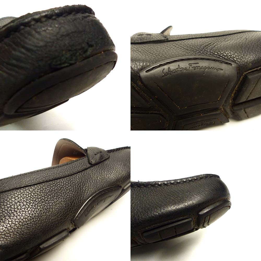 Salvatore Ferragamo / ��������ȡ���ե��饬�� �ɥ饤�ӥ󥰥��塼�� / �����ե��� 7 1/2EE(25.5cm����)(��󥺡������7.8����)����šۡ�����̵����