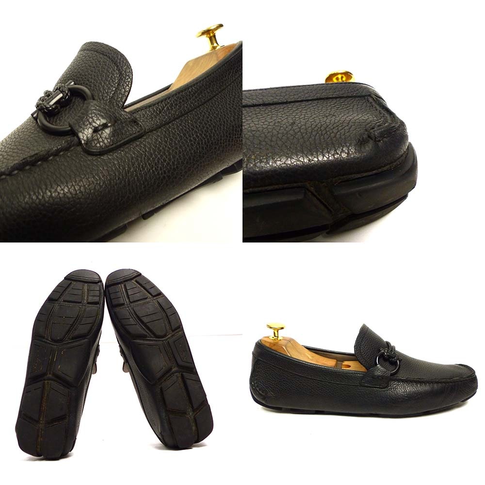 Salvatore Ferragamo / ��������ȡ���ե��饬�� �ɥ饤�ӥ󥰥��塼�� / �����ե��� 7 1/2EE(25.5cm����)(��󥺡������7.8����)����šۡ�����̵����