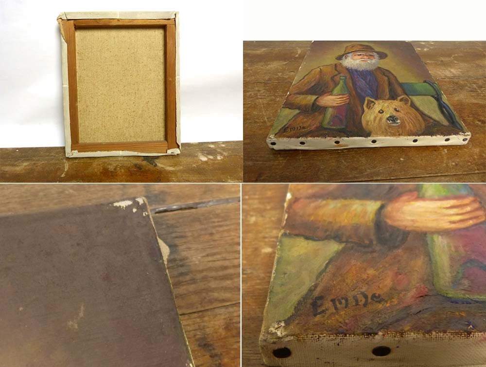 ヴィンテージ 油絵 M10号 山本桂右「ウルビーノ」 作家直筆