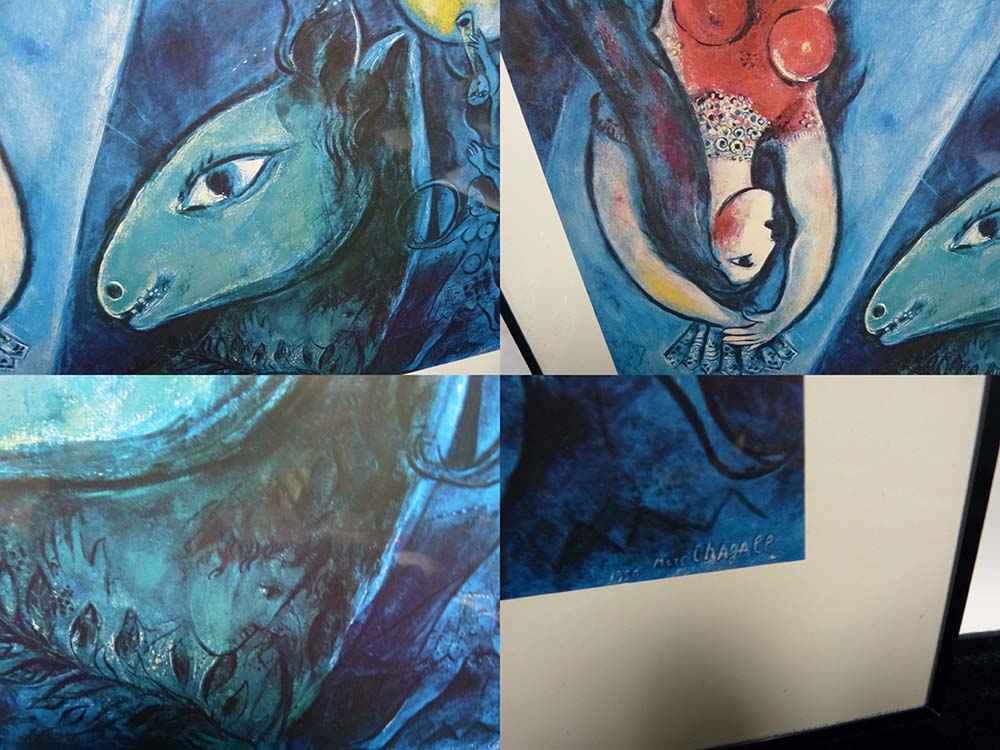 マルク・シャガール / Marc Chagall 「青いサーカス」 ヴィンテージ