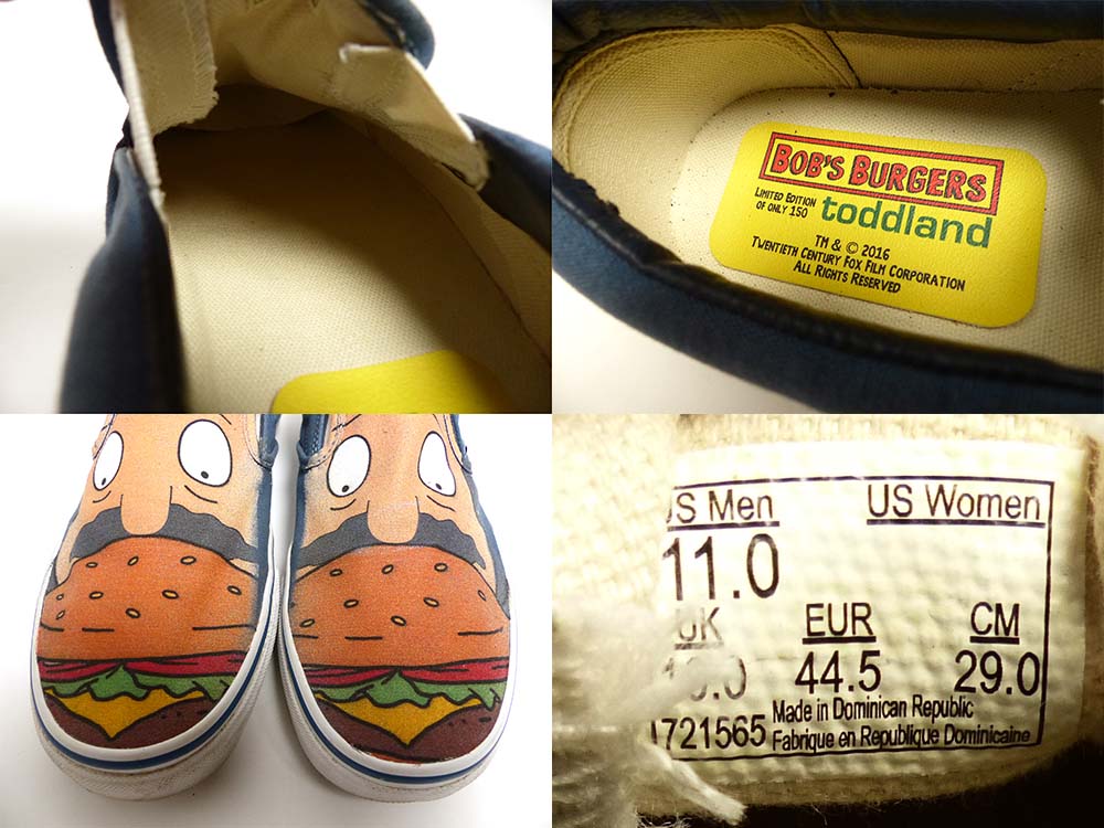 Bob’s Burgers X Vans / バンズ スリッポン US11(29cm相当)(メンズ)【中古】｜スニーカー｜ブランド中古革靴