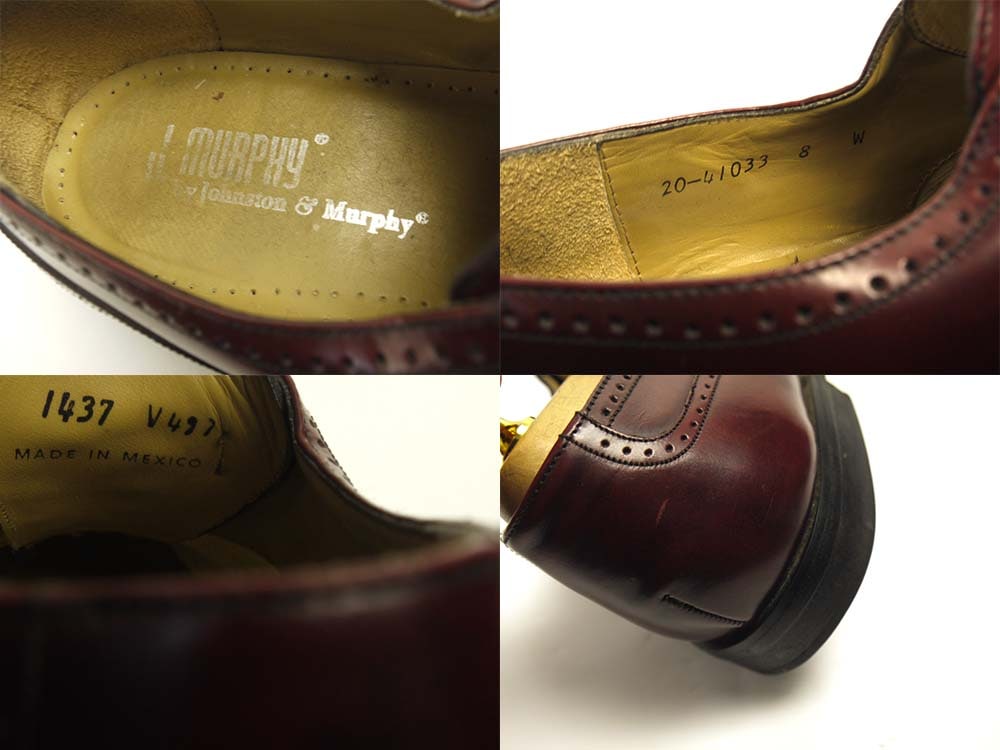 J.MURPHY / ����󥹥ȥ�&�ޡ��ե��� / Johnston �� Murphy �����󥰥��åץ��塼����US 8W(26cm����)(����)����š�