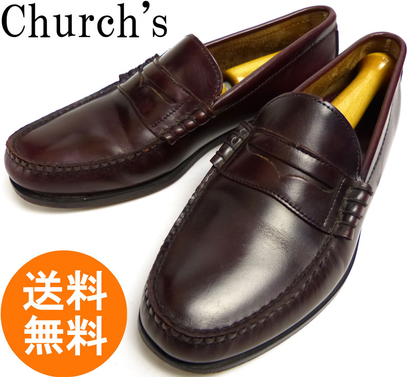 80 S Church S 旧チャーチ ビバリーヒルズ コイン ペニー ローファー 7 1 2m 25 5cm相当 メンズ 中古 ローファー ブランド中古革靴 ビンテージ雑貨の通販ならawesome アウソム