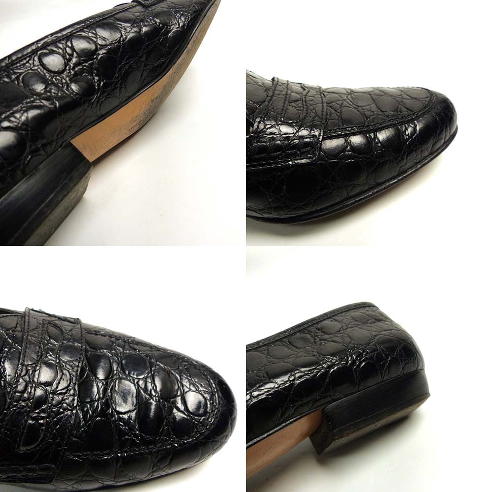 ⭐️未使用⭐️　サルヴァトーレフェラガモ　クロコ型押し　コインローファー イタリア製 サルヴァトーレ フェラガモ / Salvatore Ferragamo