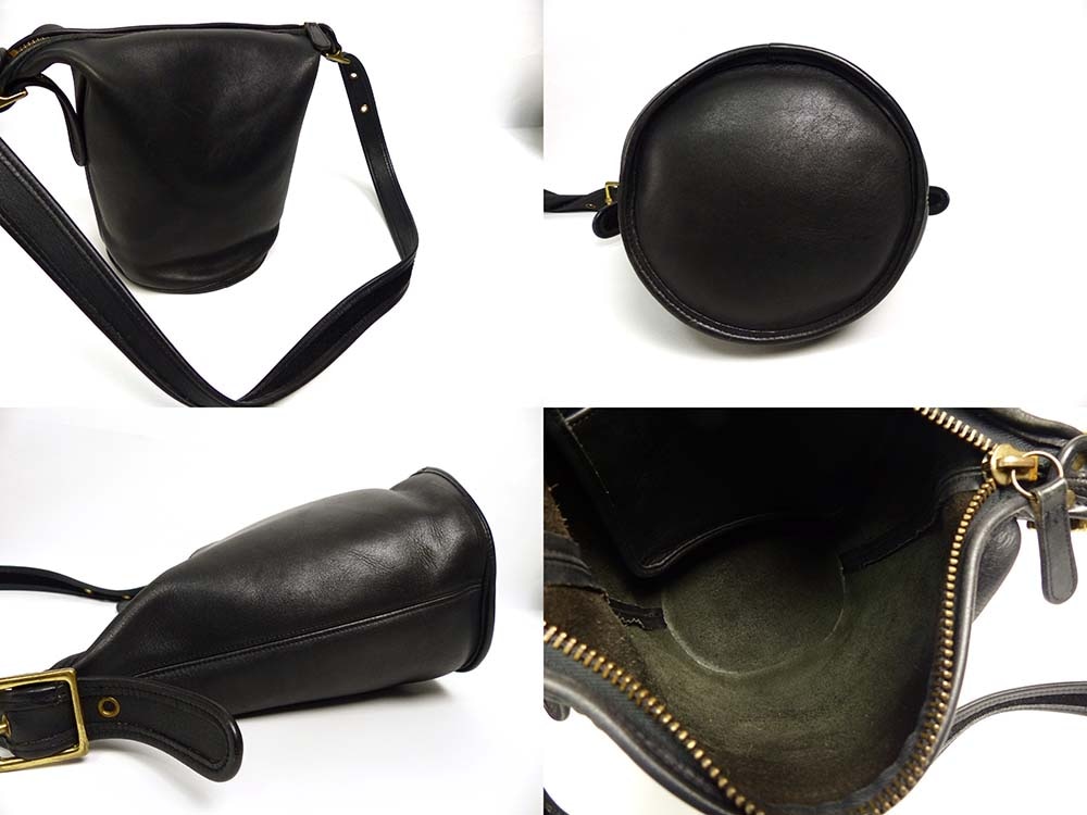 1990年代 USA製 オールドコーチ / OLD COACH 本革 小ぶり バケツ型