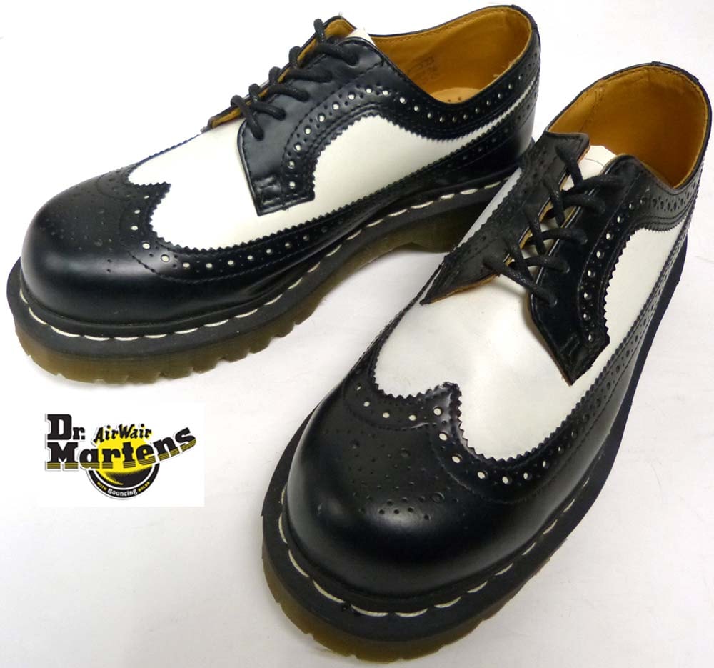 ドクターマーチンウイングチップレザ-シューズUK5黒