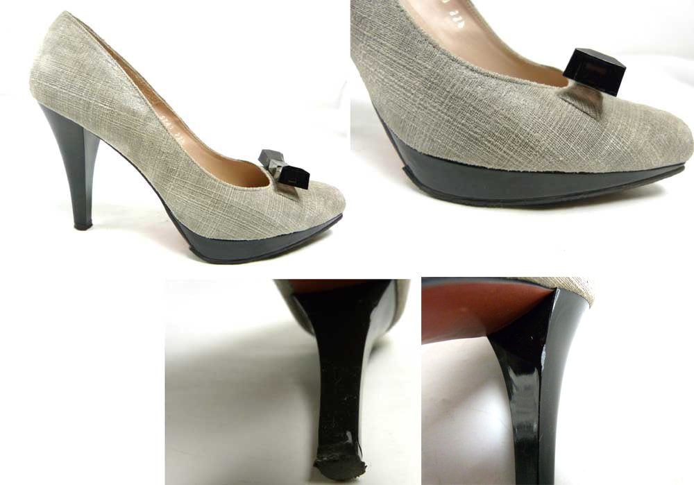 JILLSTUART 新品未使用　9㎝ヒール　ライトベージュ ジルスチュアート シュー JILLSTUART shoe ラフィア風厚底