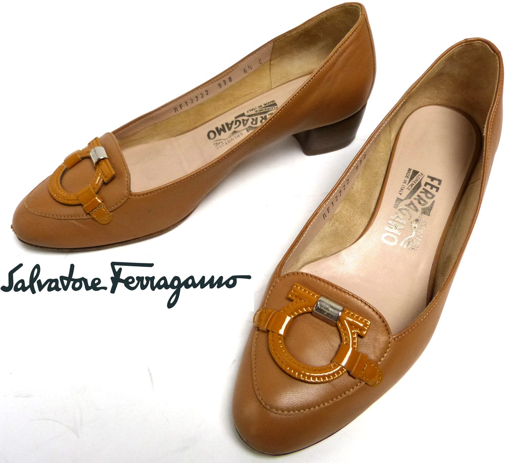 イタリア製 Salvatore Ferragamo サルヴァトーレ フェラガモ