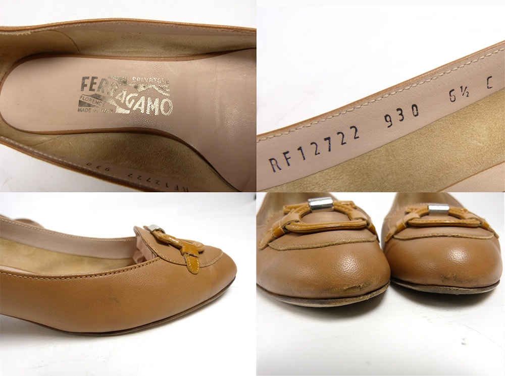 フェラガモパンプスサイズ6D 23.5センチ