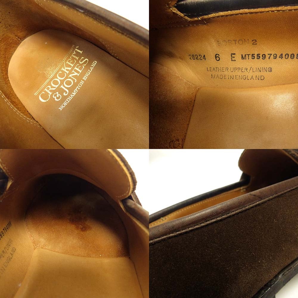 ѹ Crockett & Jones  /åȡ硼  BOSTON2 (ڥˡ) ե UK6E(24.5-25cm)()š̵ۡ