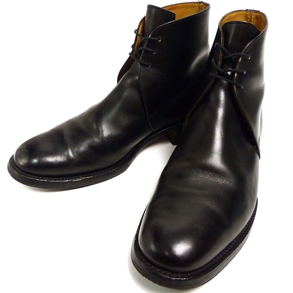 MADE IN NORTHAMPTONSHIRE ENGLAND レザー チャッカブーツ 8M(26cm相当