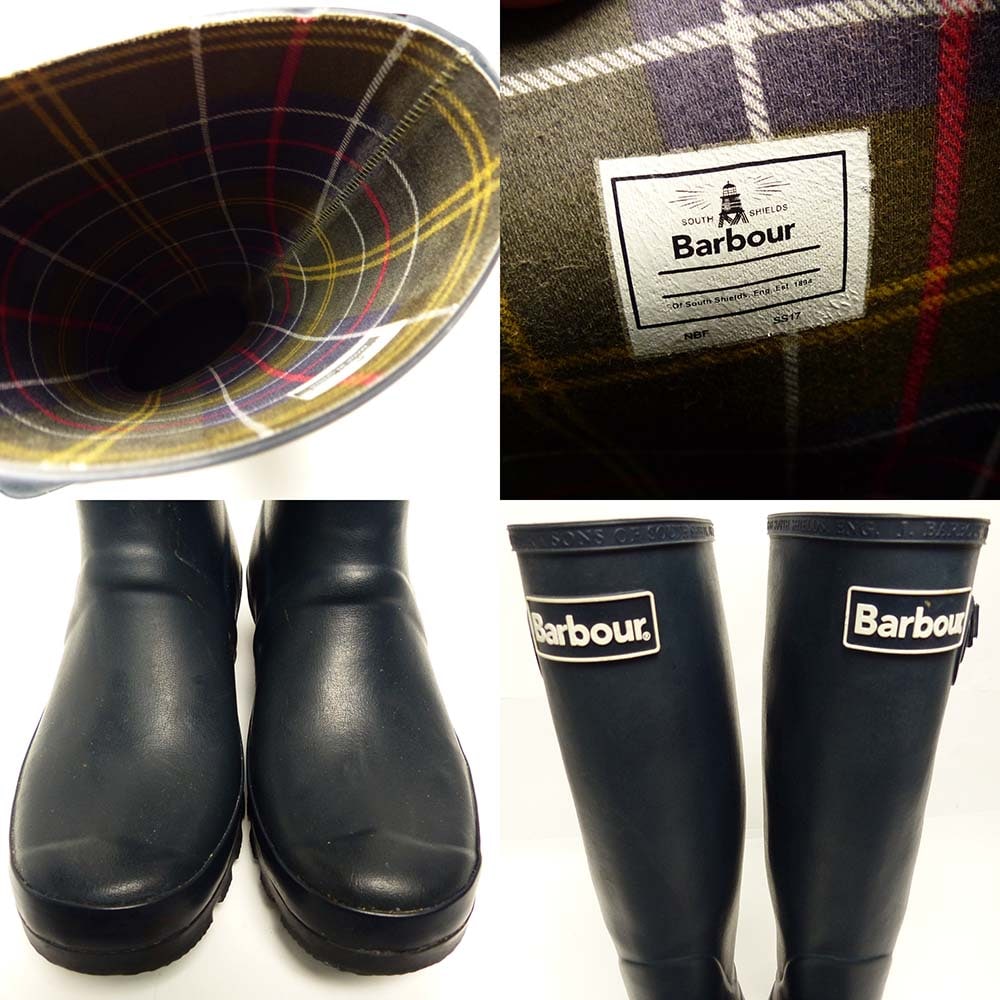 Barbour / バブアーレインブーツ UK7(25.5cm相当)(メンズ)【中古